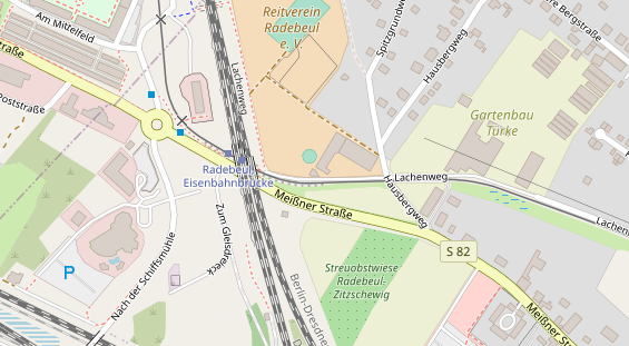 Reiterferien auf Satellitenbild