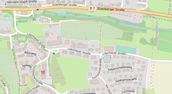 Reiterferien auf Satellitenbild