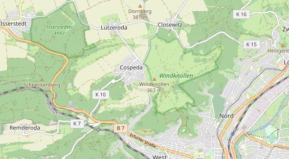 Reiterferien auf Karte