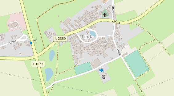 Reiterferien auf Satellitenbild