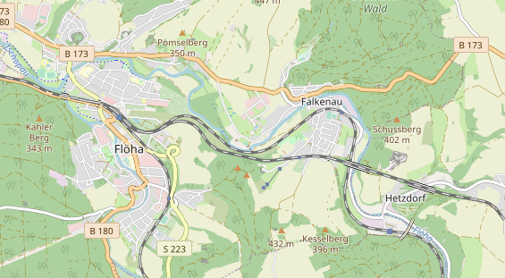 Reiterferien auf Karte