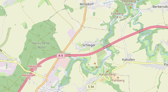 Reiterferien auf Karte