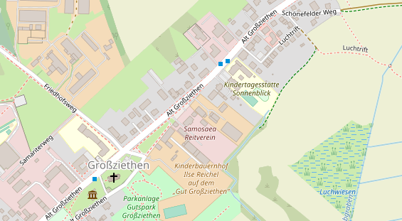 Reiterferien auf Satellitenbild