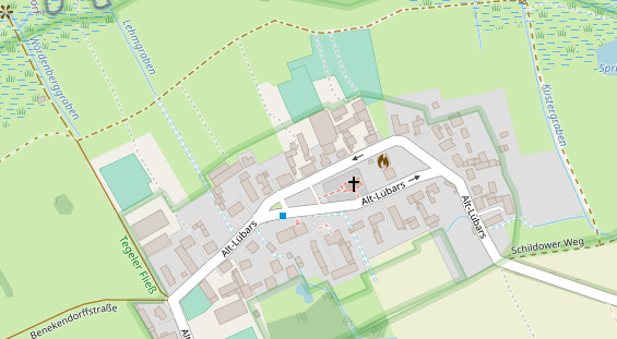 Reiterferien auf Satellitenbild