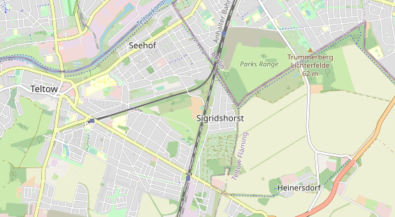 Reiterferien auf Karte