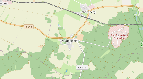 Reiterferien auf Karte