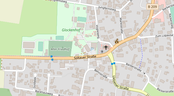 Reiterferien auf Satellitenbild