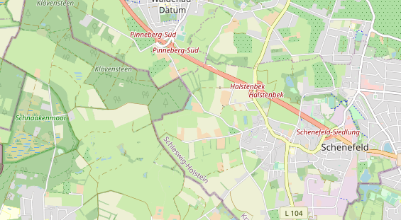 Reiterferien auf Karte