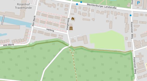 Reiterferien auf Satellitenbild