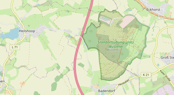 Reiterferien auf Karte