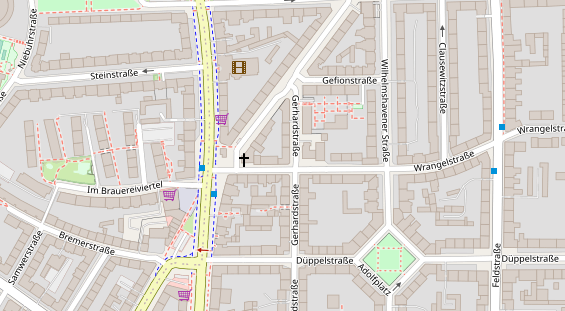 Reiterferien auf Satellitenbild