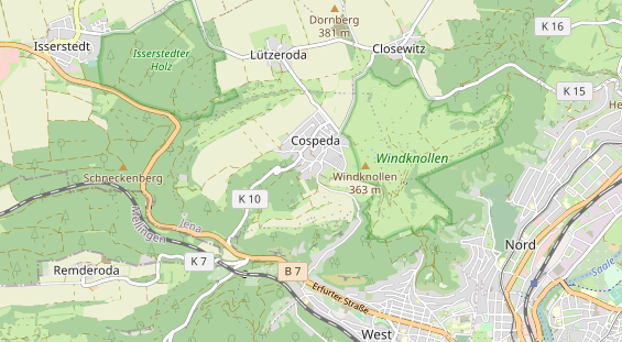 Reiterferien auf Karte