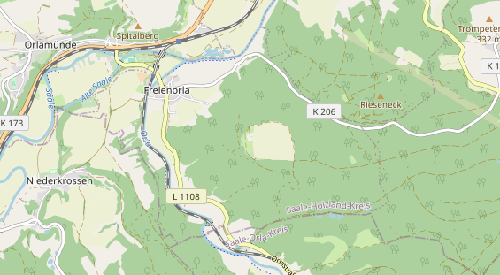 Reiterferien auf Karte