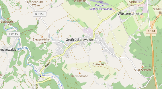 Reiterferien auf Karte