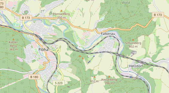 Reiterferien auf Karte