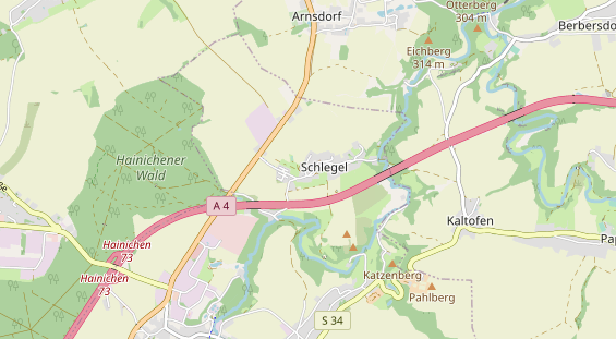 Reiterferien auf Karte