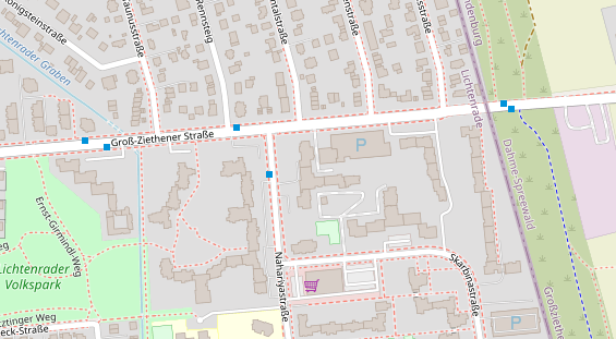 Reiterferien auf Satellitenbild