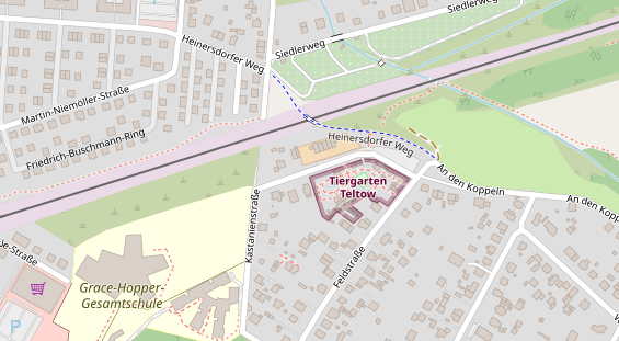 Reiterferien auf Satellitenbild