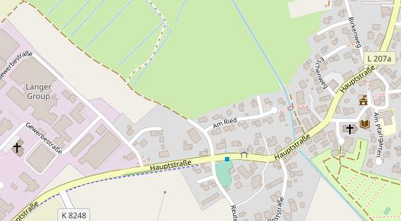 Reiterferien auf Satellitenbild