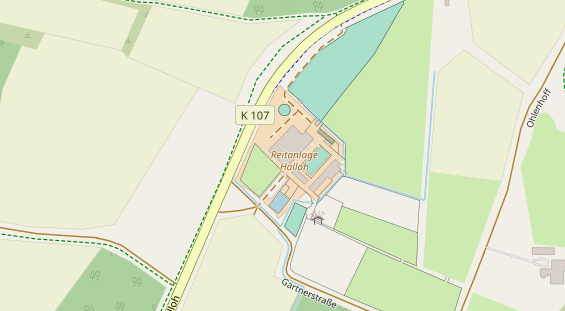 Reiterferien auf Karte