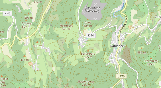 Reiterferien auf Karte