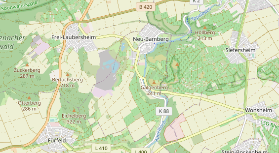 Reiterferien auf Karte