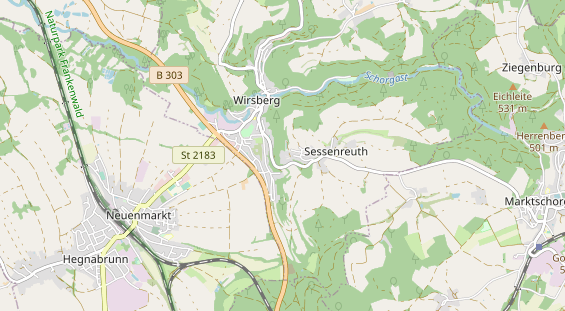 Reiterferien auf Karte