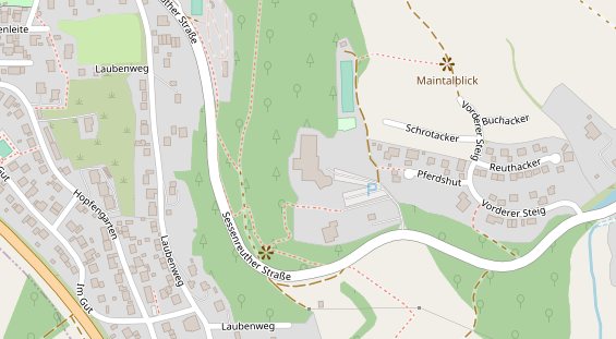 Reiterferien auf Satellitenbild