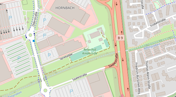 Reiterferien auf Satellitenbild