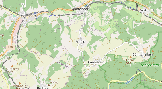 Reiterferien auf Karte