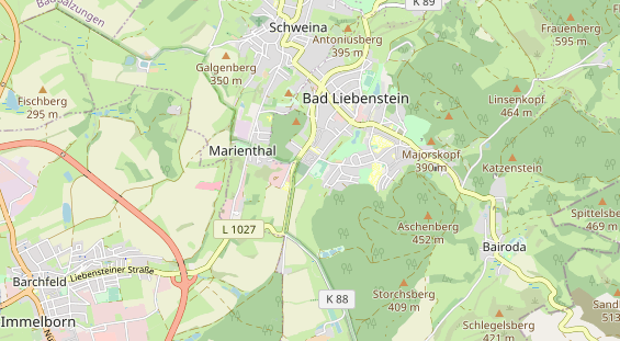 Reiterferien auf Karte