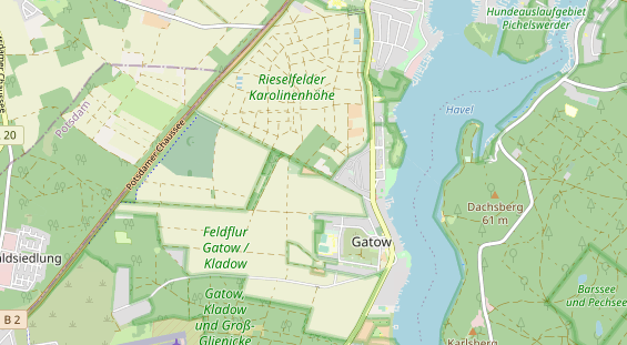 Reiterferien auf Karte