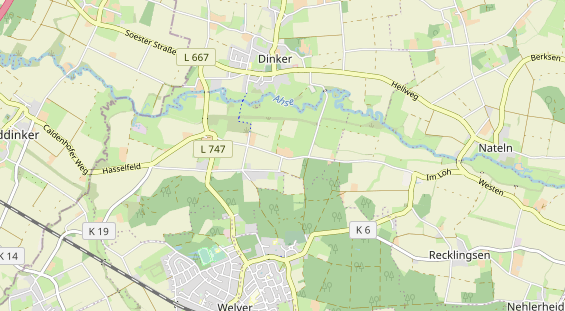 Reiterferien auf Karte