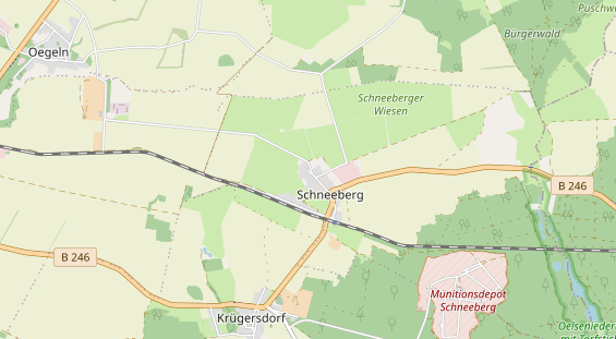 Reiterferien auf Karte