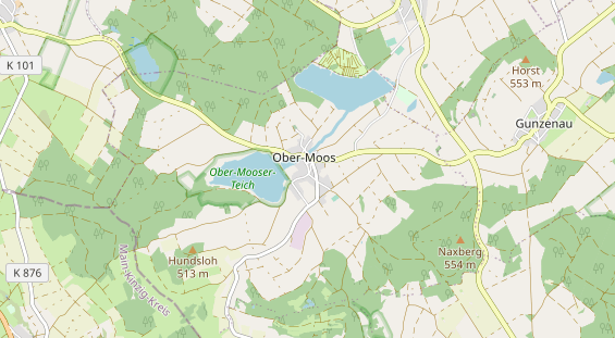 Reiterferien auf Karte