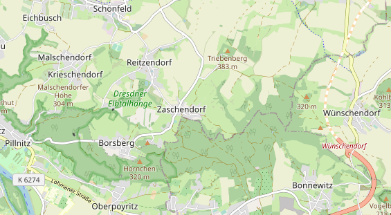 Reiterferien auf Karte